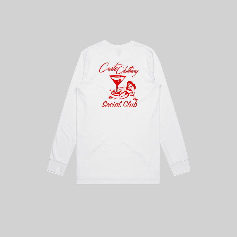 MENS CRATE SOCIAL CLUB L/S TEE