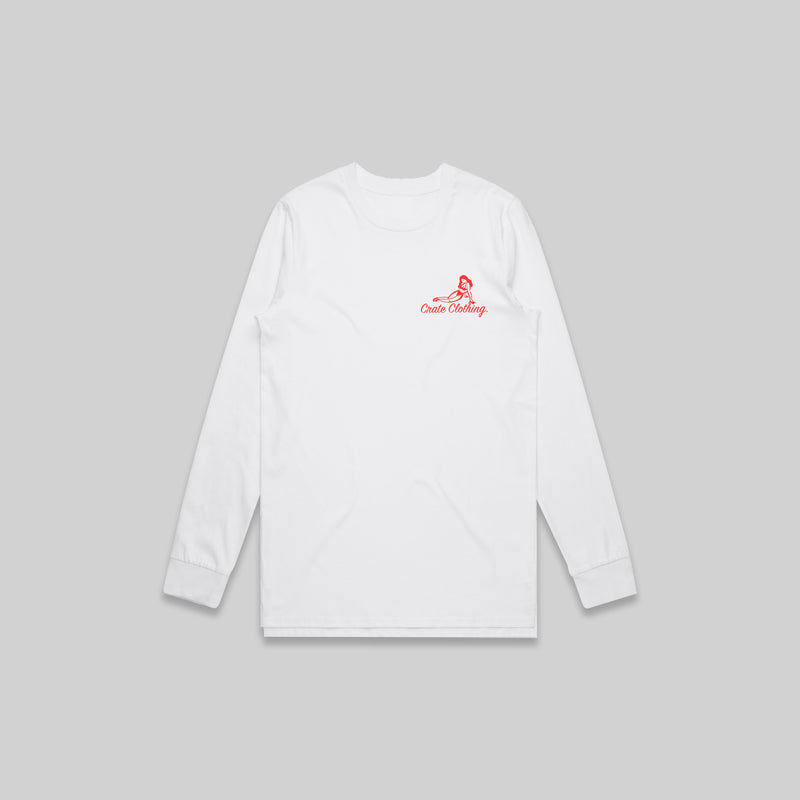 MENS CRATE SOCIAL CLUB L/S TEE