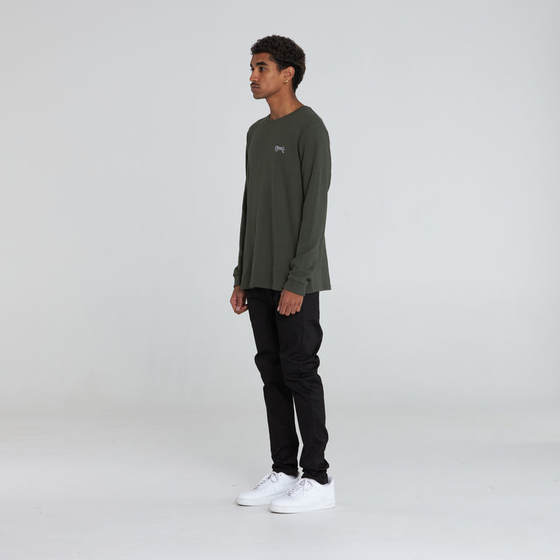 Men's Waffle Knit Crew