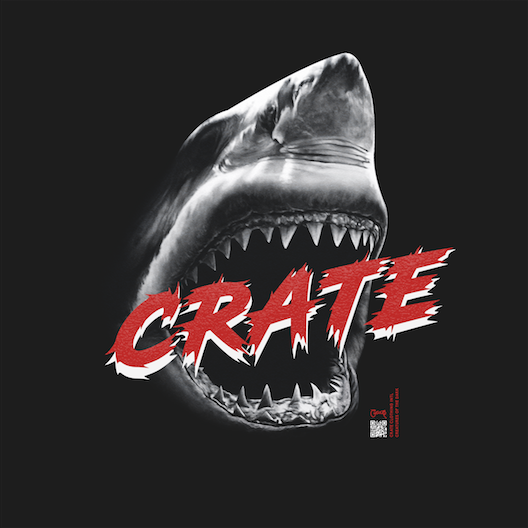 CRATE WHITE SHARK LONG SLEEVE TEE