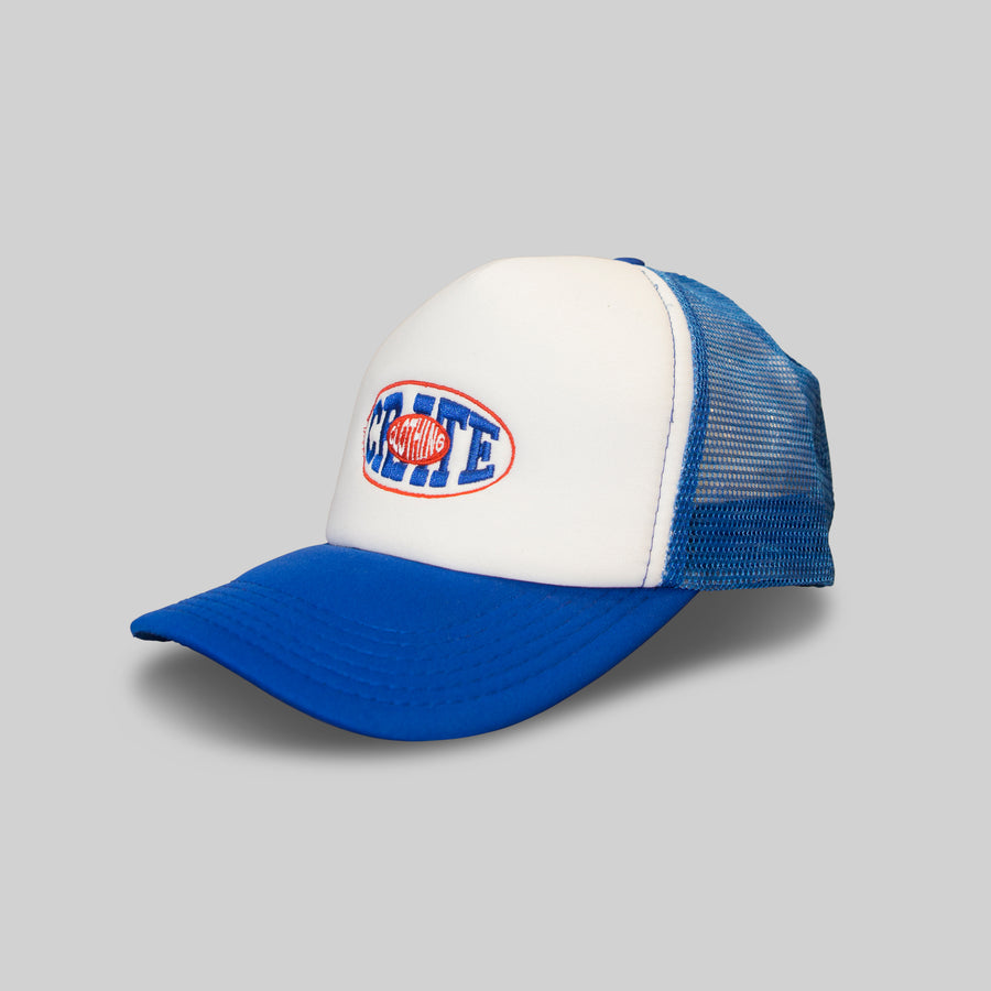 UNISEX OVAL VARSITY TRUCKER CAPS