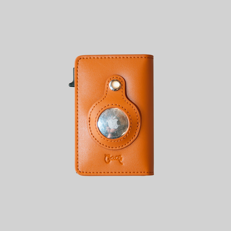 Crate Minimal Air Tag Leather Wallet