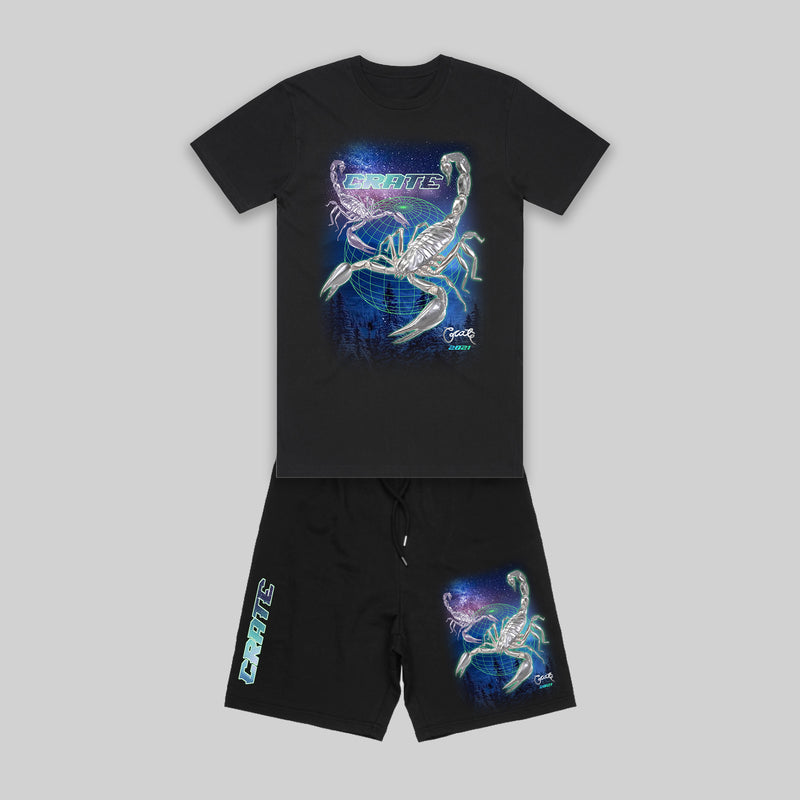 MEN’S SPACE SCORPION SWEAT SHORTS