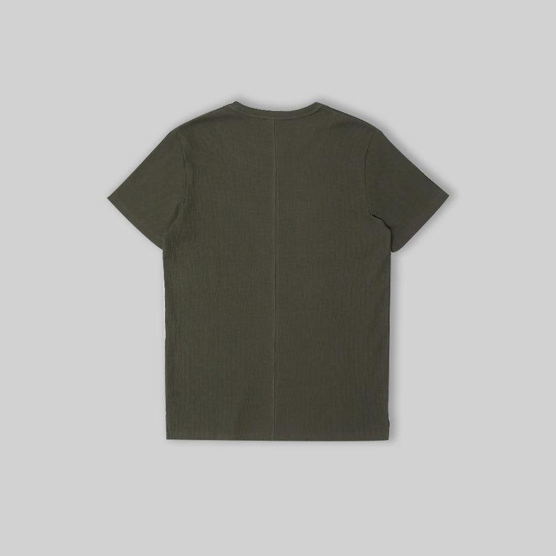 Mens Waffle T-Shirt Khaki