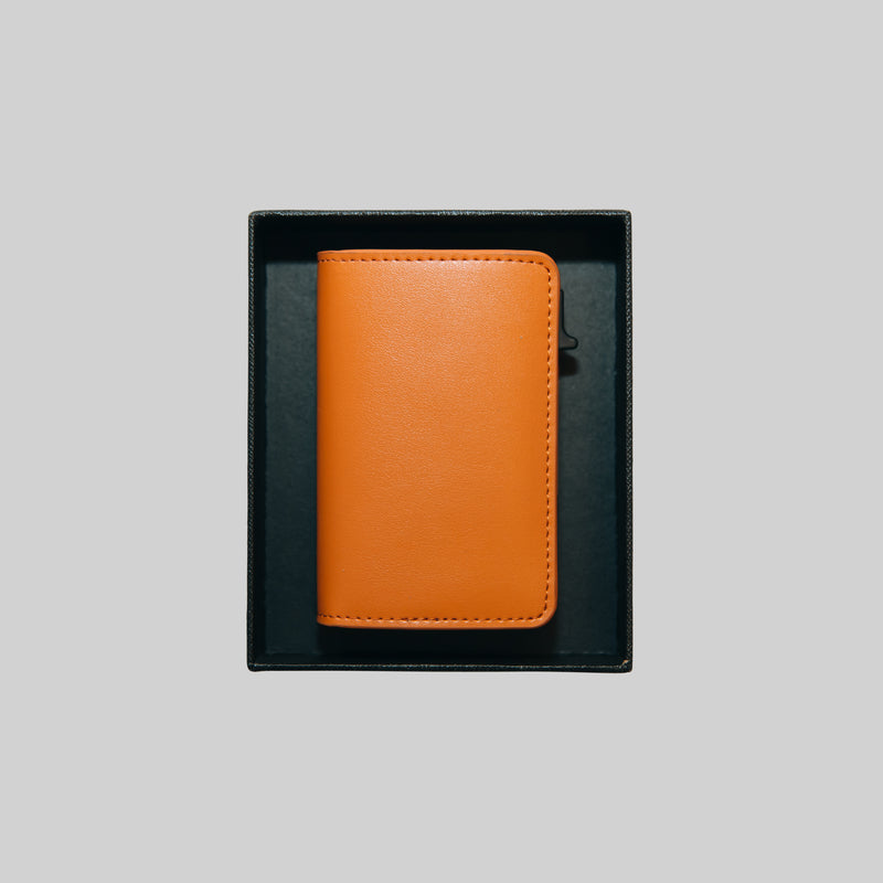 Crate Minimal Air Tag Leather Wallet