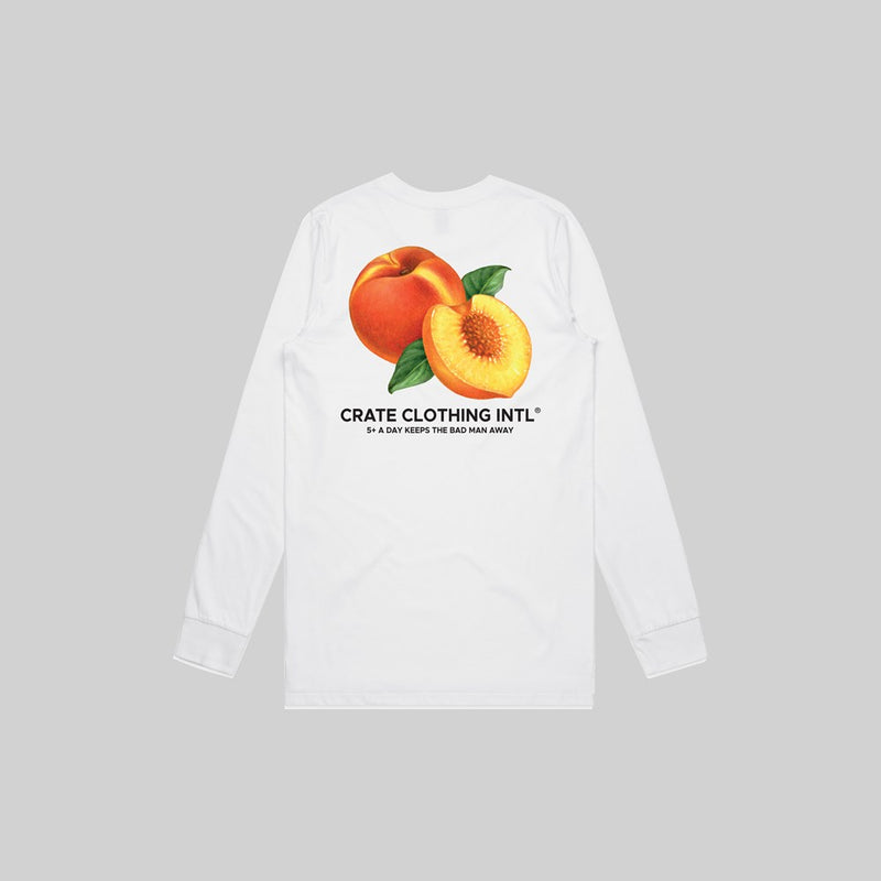 MEN’S PEACH LONG SLEEVE T-SHIRT